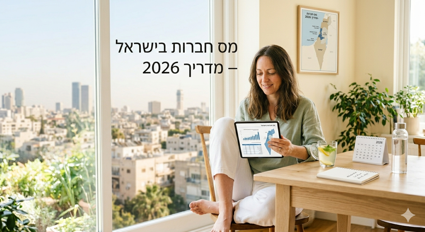 מס חברות בישראל – מדריך 2026